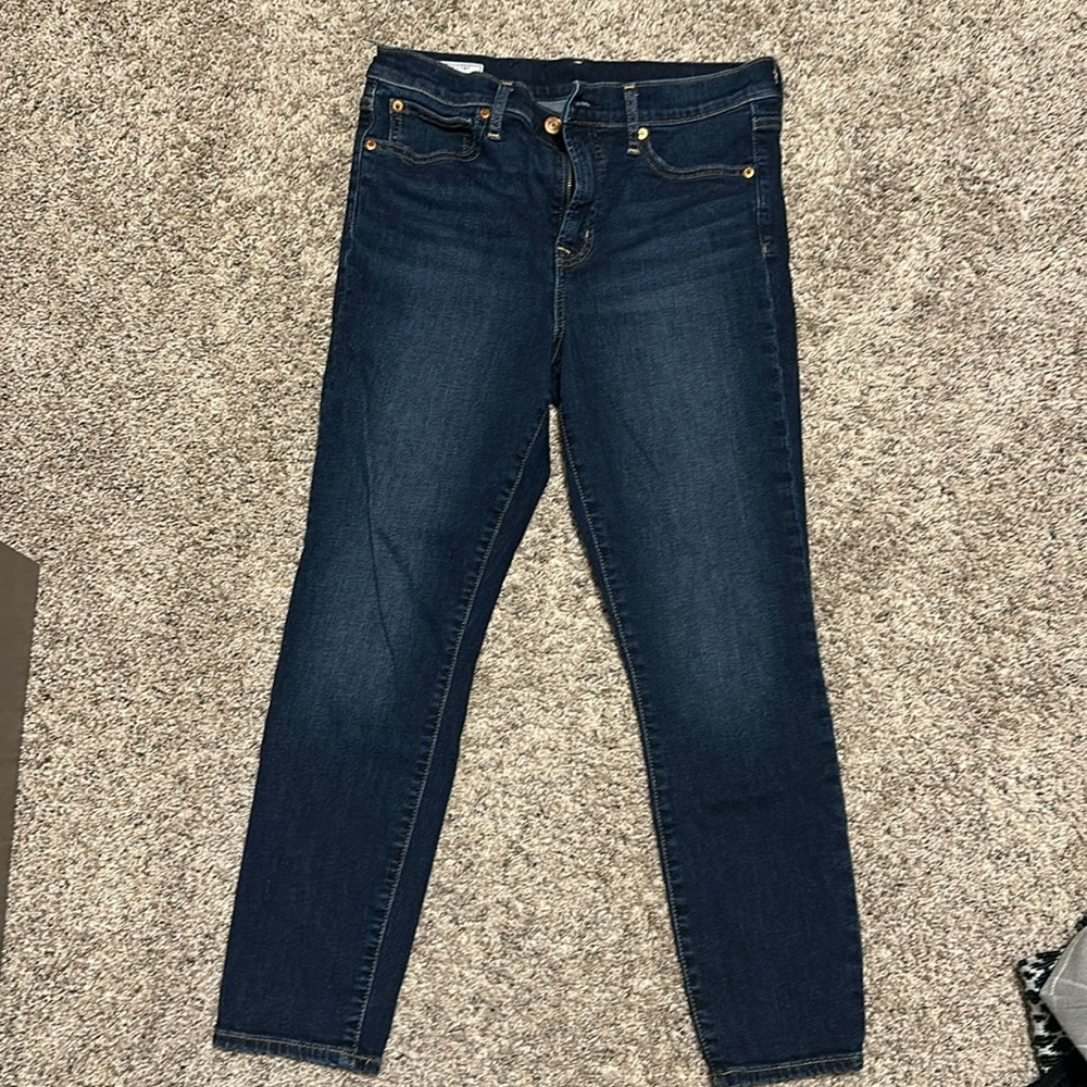 Gap highrise skinny jeans, size 10P